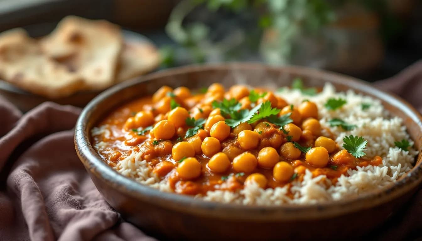 Spicy Chickpea Curry That Actually Tastes Like Something